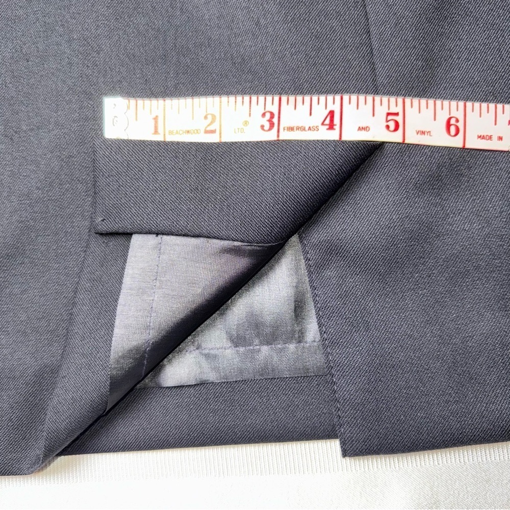 Pendleton Classic Black Pencil Skirt Sz 14 NWT 100% Virgin Wool - Picture 7 of 13